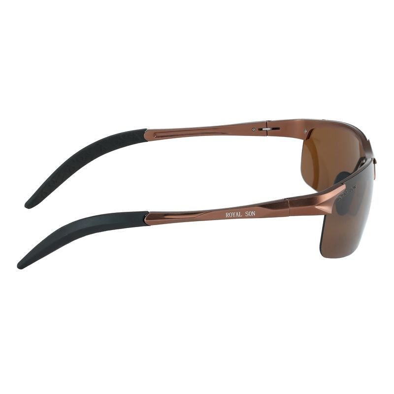 Royal Son Wrap-Around Polarized Men Sunglasses ( Colour - Brown )