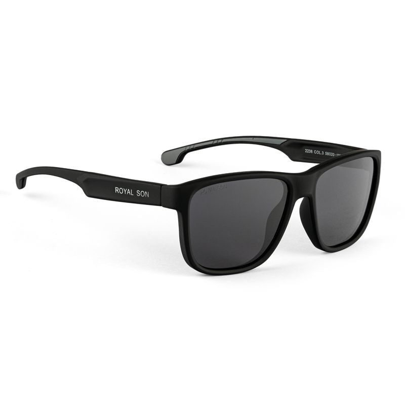 Royal Son Sports Black Cricket Cooling Polarized Sunglasses Men Women - CHI00173-C1