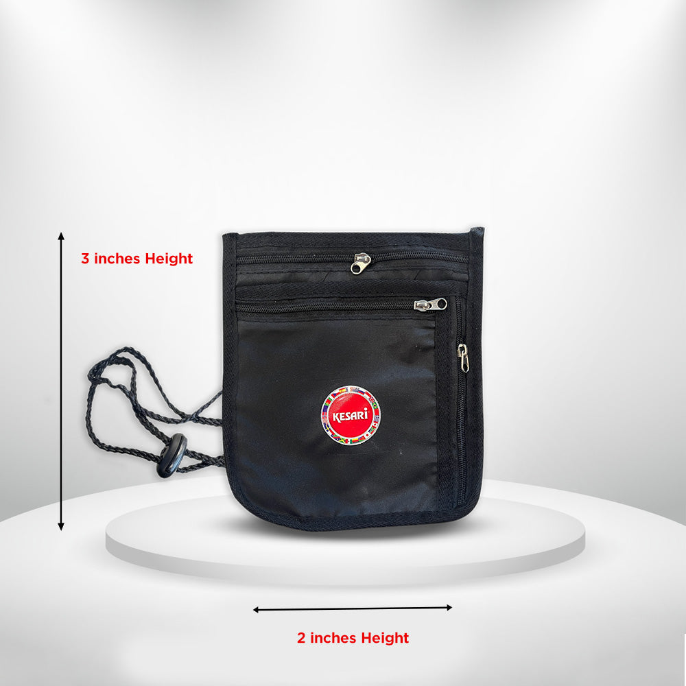 Neck Pouch: Trusted Kesari logo
