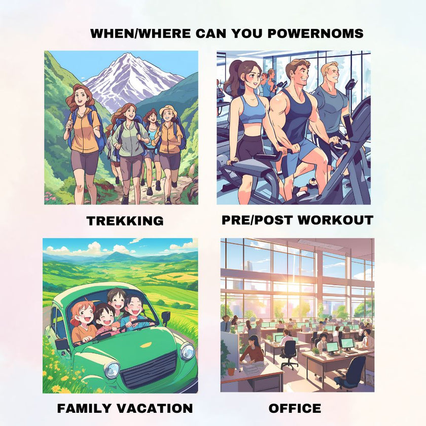 Powernoms Omega Rich Mix | Healthy nuts, seeds and berries mix-Pack Of 6