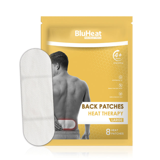Back Pain Relief Patches - (Pack of 4 Large Patches)