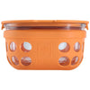 TintBox Borosilicate Glass Food Container with Protective Silicone Sleeve(300ml) - Store, Heat, Serve Lunchware TintBox Sunrise Orange