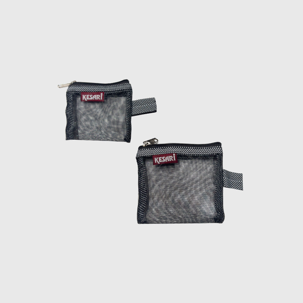 KESARI SLIM NETTED POUCH– Set of 2