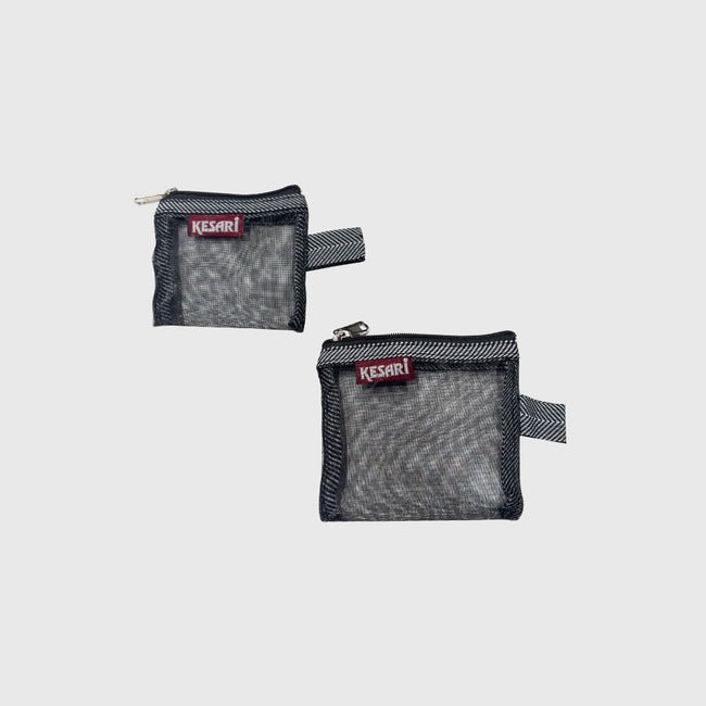 SLIM NETTED POUCH– Set of 2