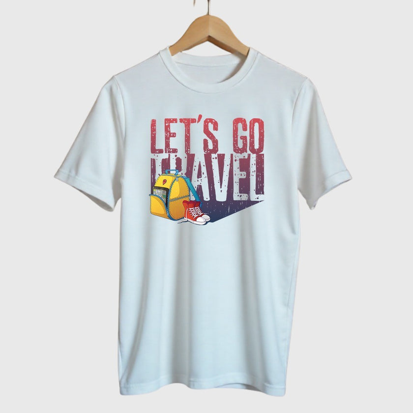 LET'S GO TRAVEL T SHIRT