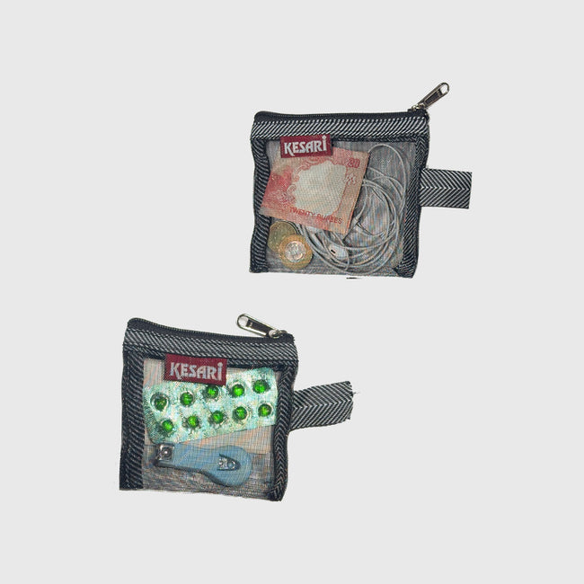 KESARI SLIM NETTED POUCH– Set of 2