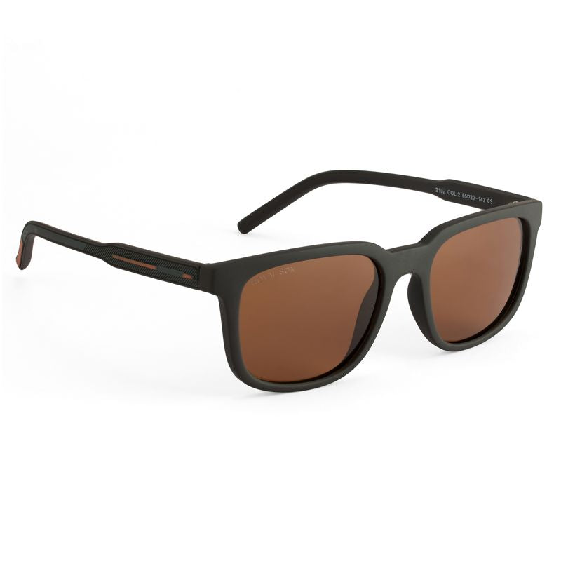 Royal Son Trendy Brown Cooling Polarized Sun glare glasses Men - CHI00152-C3