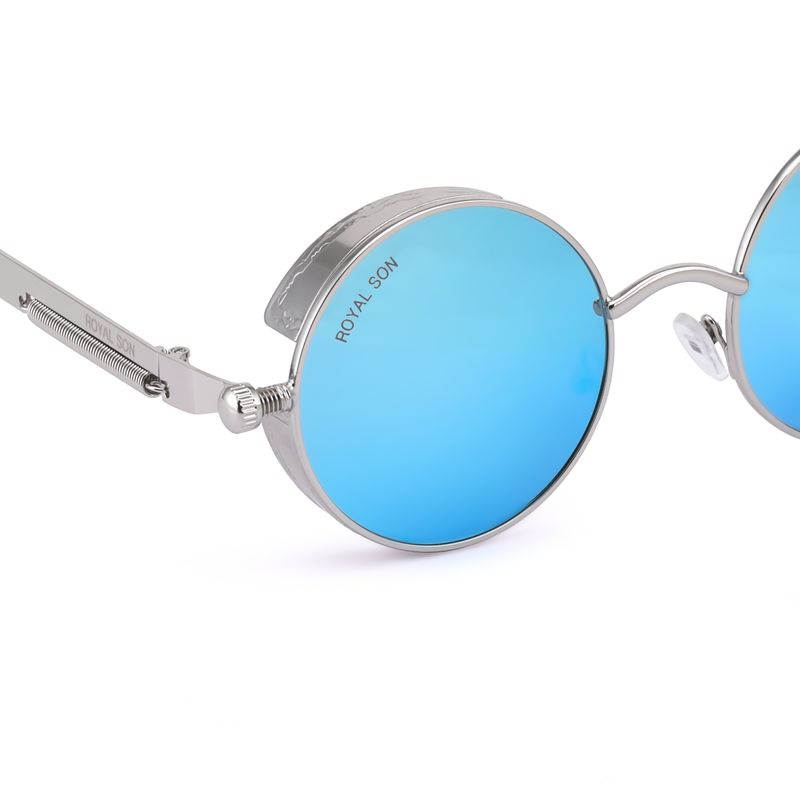 Royal Son Round Mirrored Men Women Sunglasses