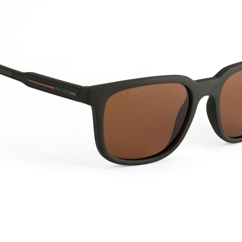 Royal Son Trendy Brown Cooling Polarized Sun glare glasses Men - CHI00152-C3