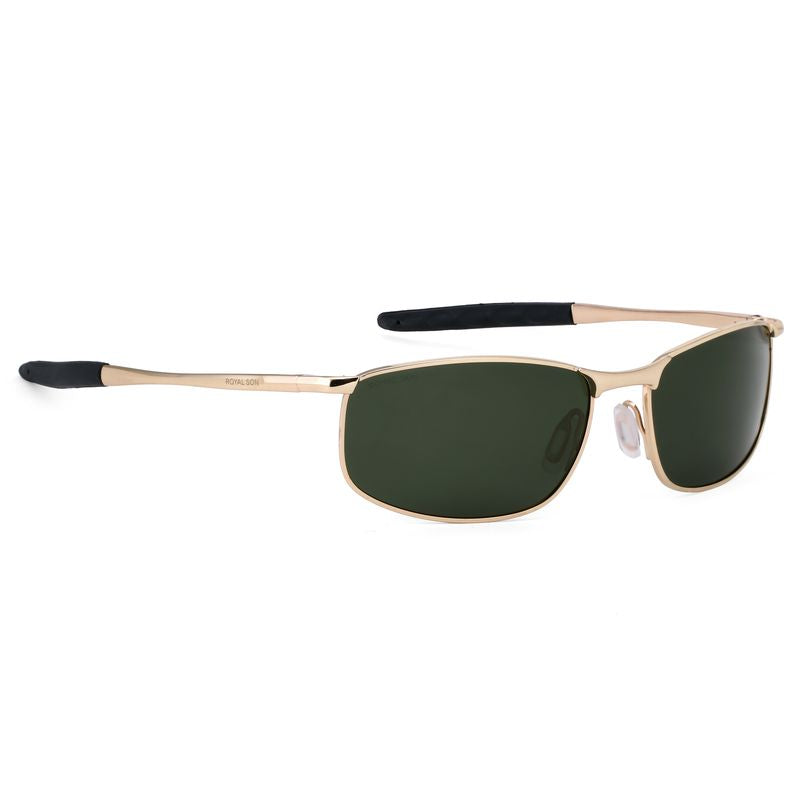 Royal Son Wrap-Around Polarized Men Sunglasses ( Colour - Green )