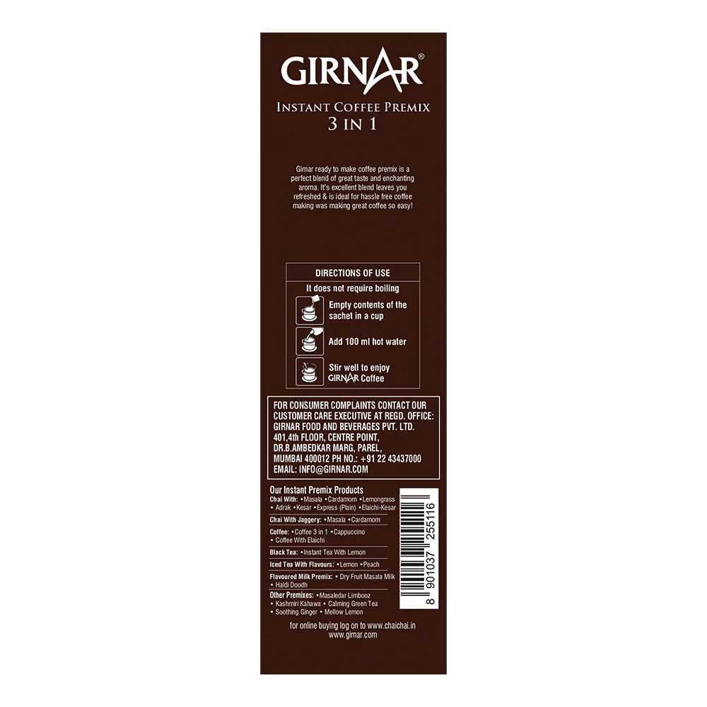 GIRNAR COFFEE PREMIX 3 IN 1
