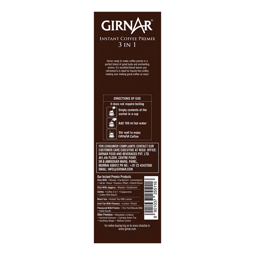 GIRNAR COFFEE PREMIX 3 IN 1