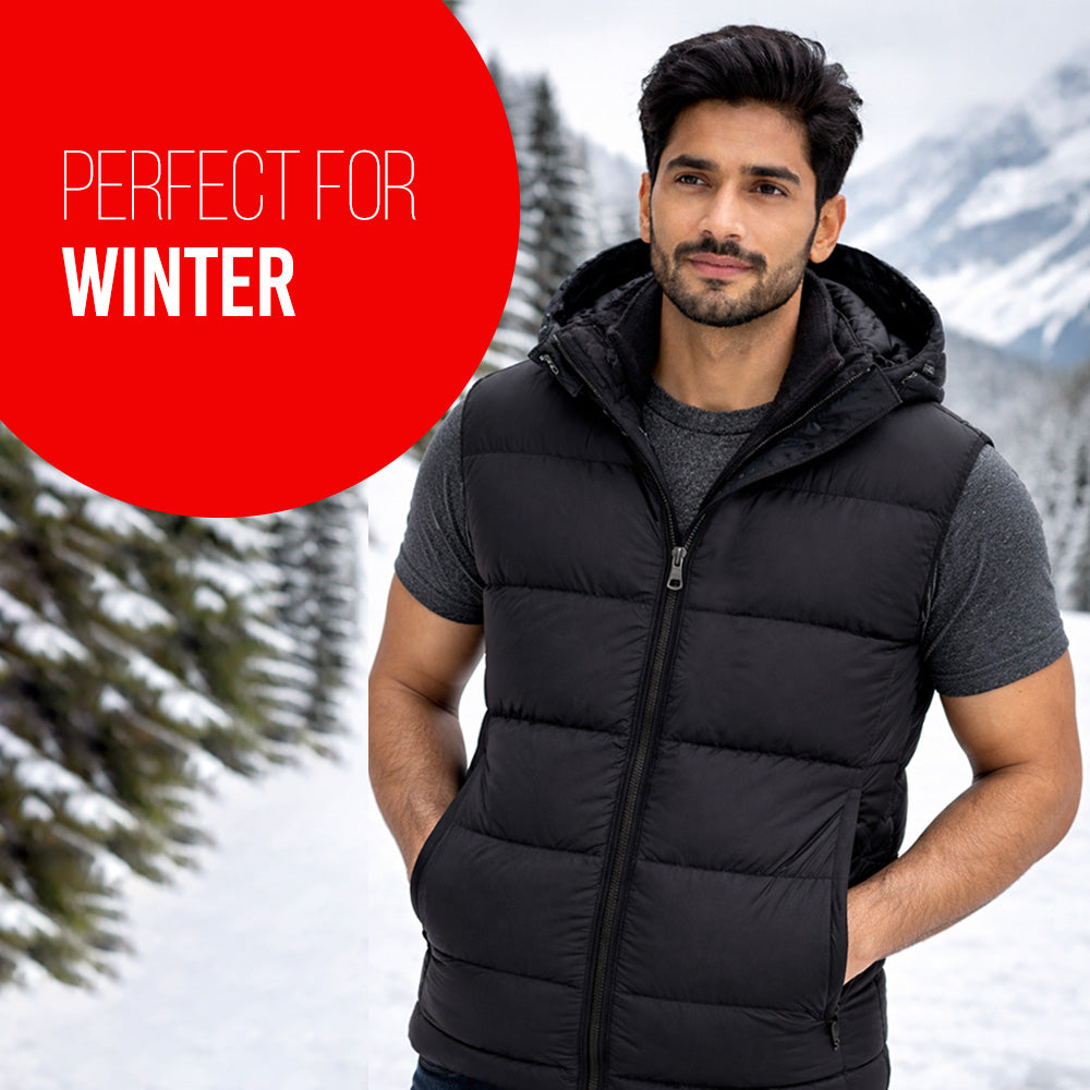 Kesari Unisex Winter Jacket | Sleeveless
