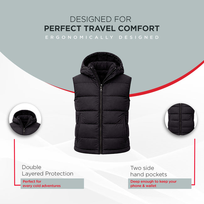 Kesari Unisex Winter Jacket | Sleeveless