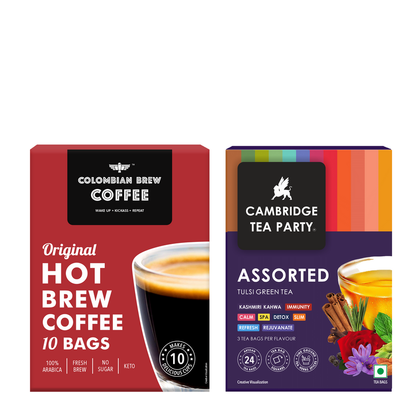 CB Original Hot Brew Coffee 10 Bags, 100g Box Pack of 2