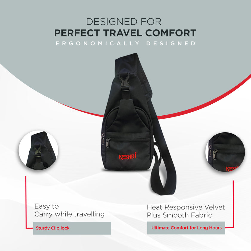 Cross bag: Trusted Kesari logo