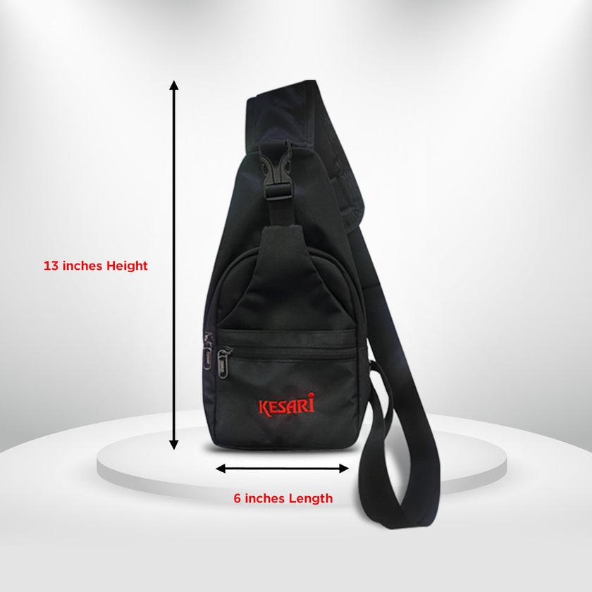 Cross bag: Trusted Kesari logo