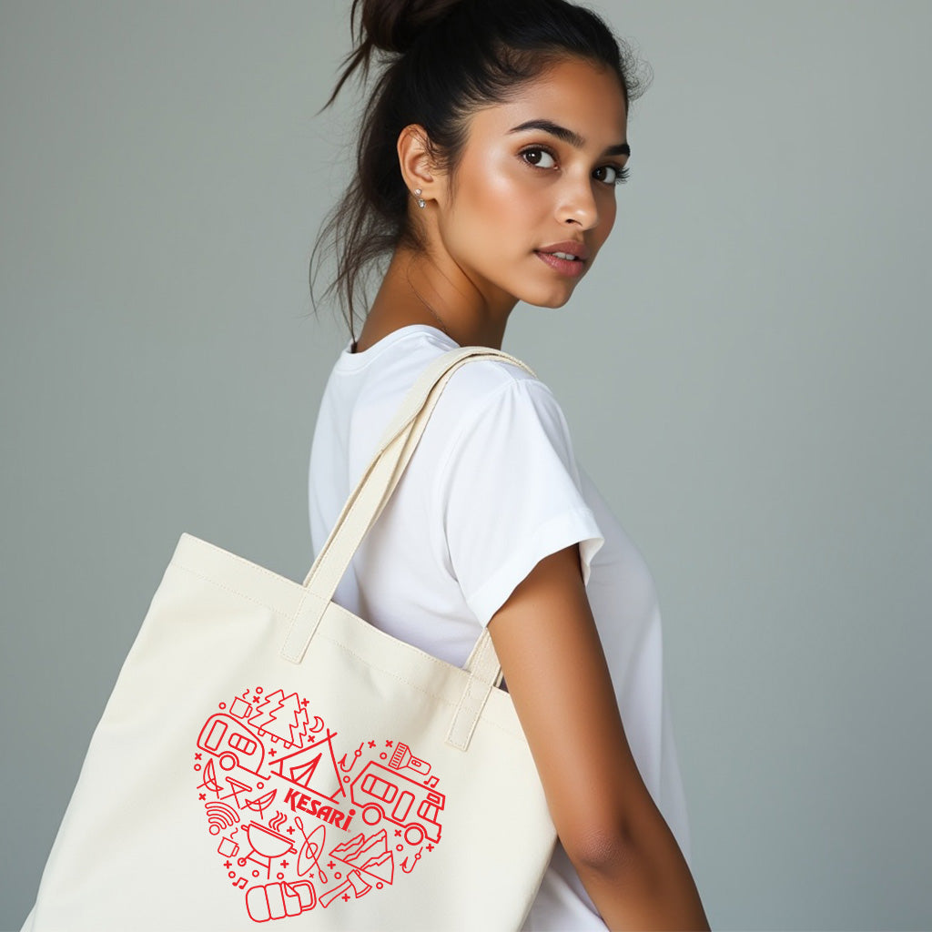Kesari Camping Love – Canvas Tote Bag