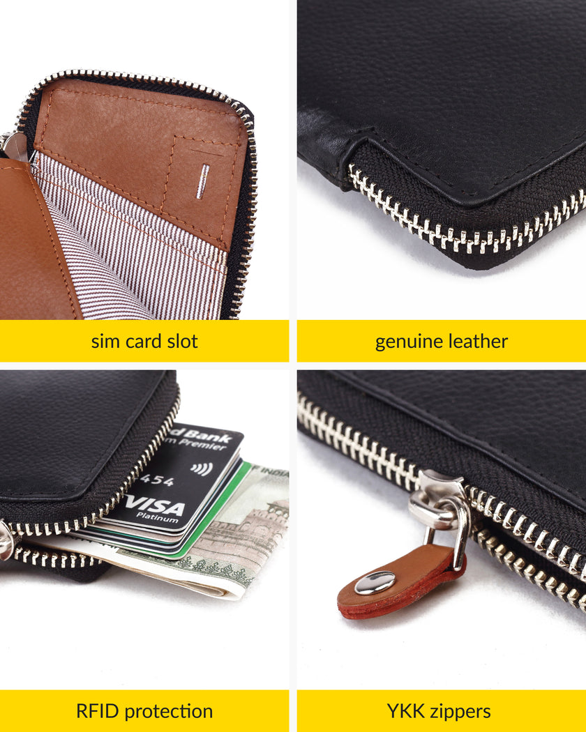 Destinio card holder - Black