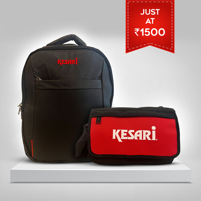 1500_Combo 1 Kesari : Shoulder Bag + Backpack
