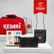 2500_Combo 3 Kesari : Duffle Bag + Multiutility Travel Pouch + Poncho + Travel Kettle + Neck Pouch