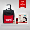 3500_Combo 3 Kesari : Stroller Bag D + Travel Kettle + Luggage Belt + Travel Adaptor