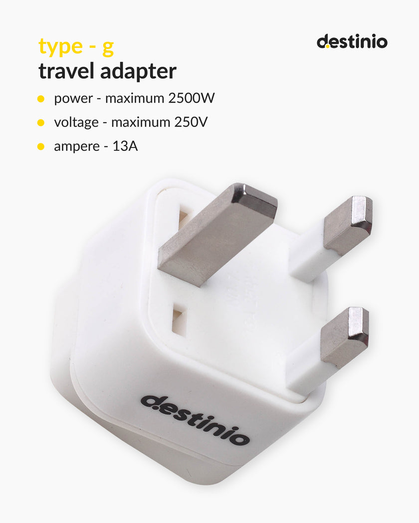 Destinio UK Plug - 3 set/box