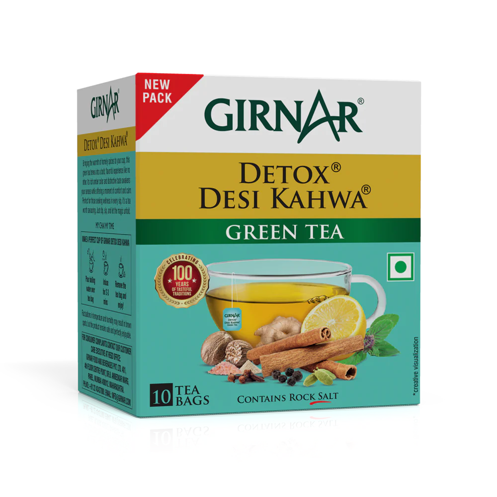 Girnar Green Tea Bags - Detox