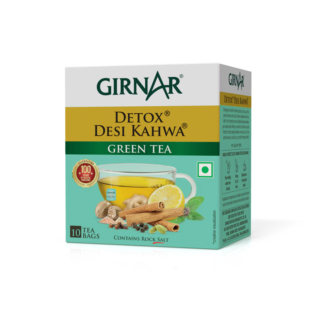 Girnar Green Tea Bags - Detox
