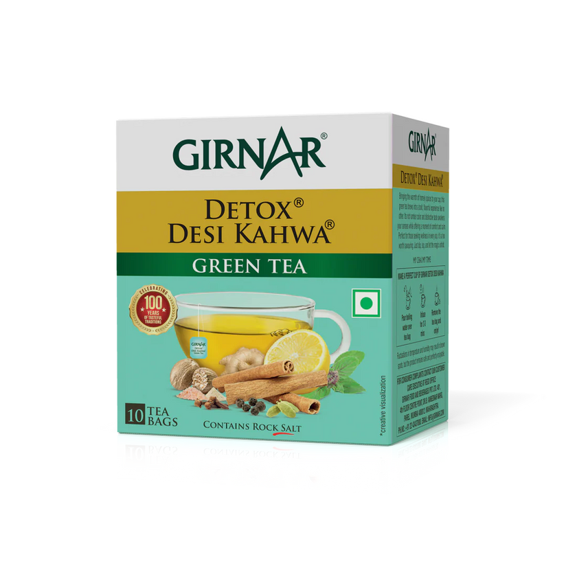 Girnar Green Tea Bags - Detox