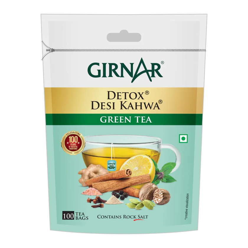 Girnar Green Tea Bags - Detox