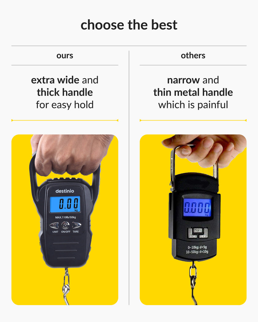 Destinio Hook luggage scale - Black