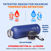 Destinio Insulated Bottle - 750 ML (Dark Blue)