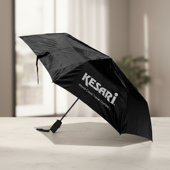 KESARI 3 FOLD UMBRELLA BLACK
