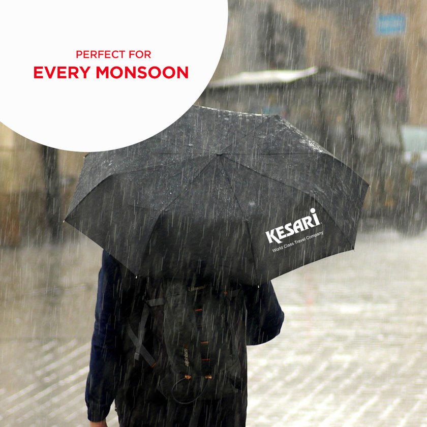 KESARI 3 FOLD UMBRELLA BLACK