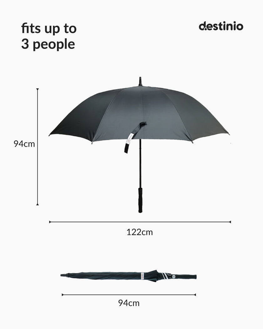 Destinio Golf umbrella - 27 Inches Black