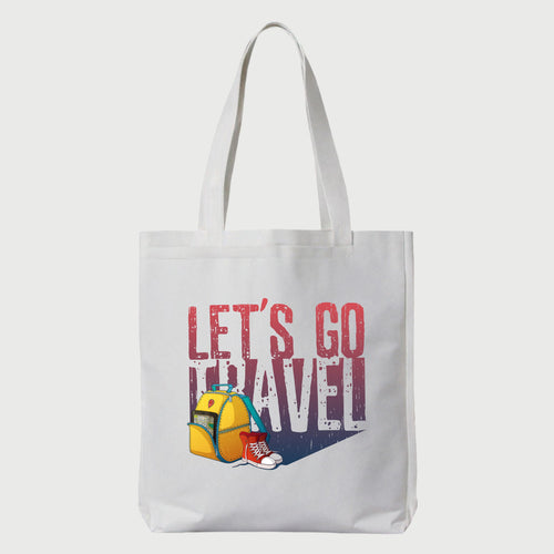 Let’s Go Travel – Canvas Tote Bag