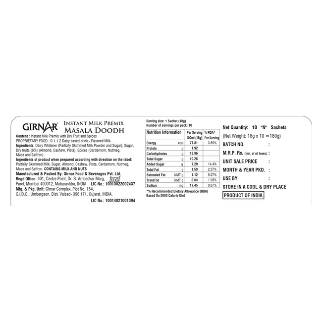 GIRNAR MASALA DHOODH
