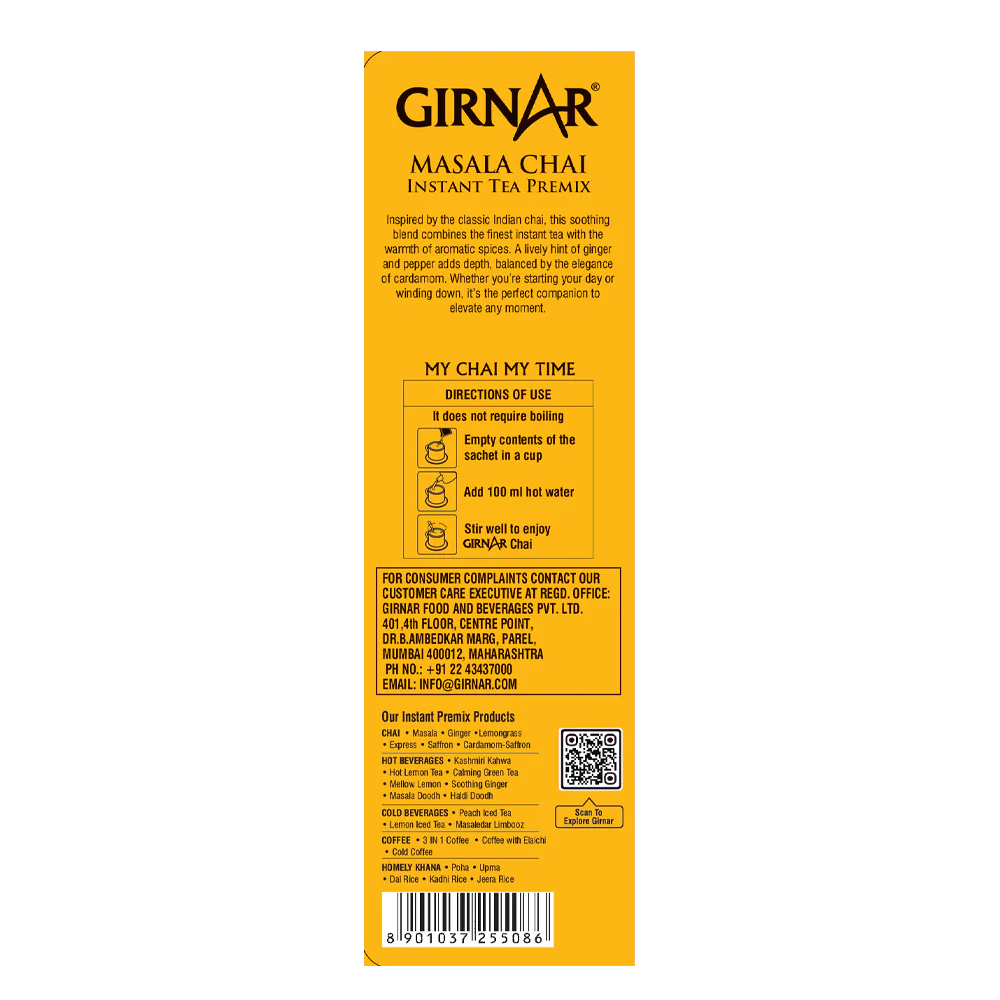 GIRNAR MASALA PREMIX TEA 10 PCS