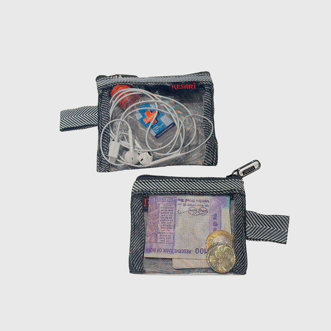 KESARI SLIM NETTED POUCH
