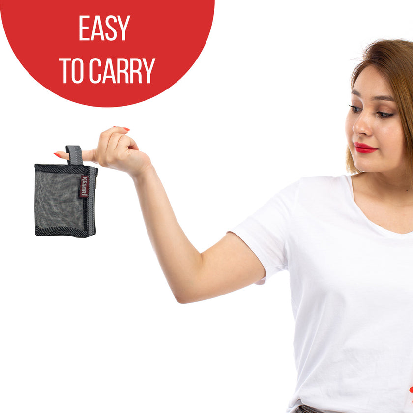 KESARI SLIM NETTED POUCH– Set of 2