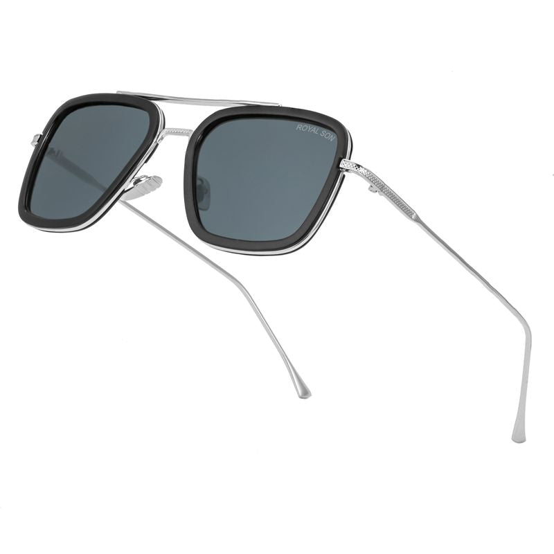 Royal Son Square TonyStark UV Protected Men Women Sunglasses