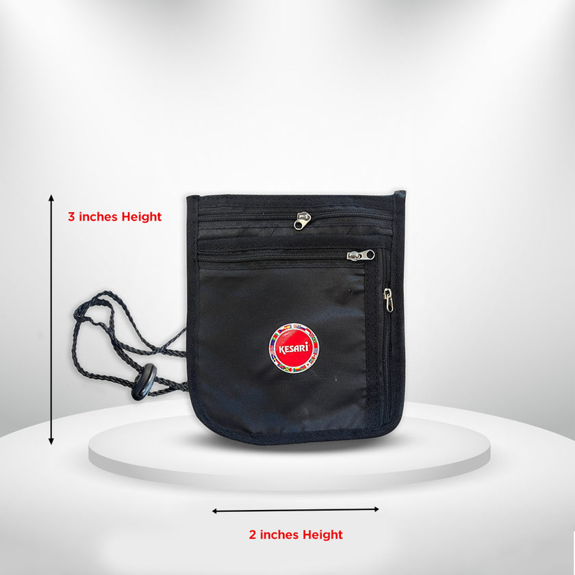 Neck Pouch: Trusted Kesari logo