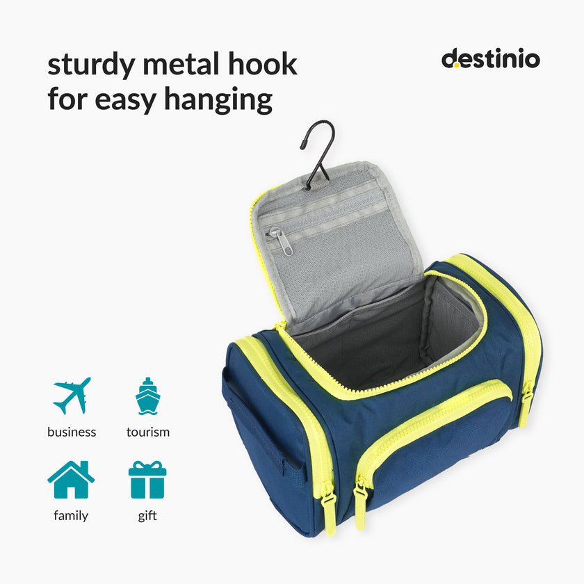 Destinio Toiletry Bag PD - Blue (Small)