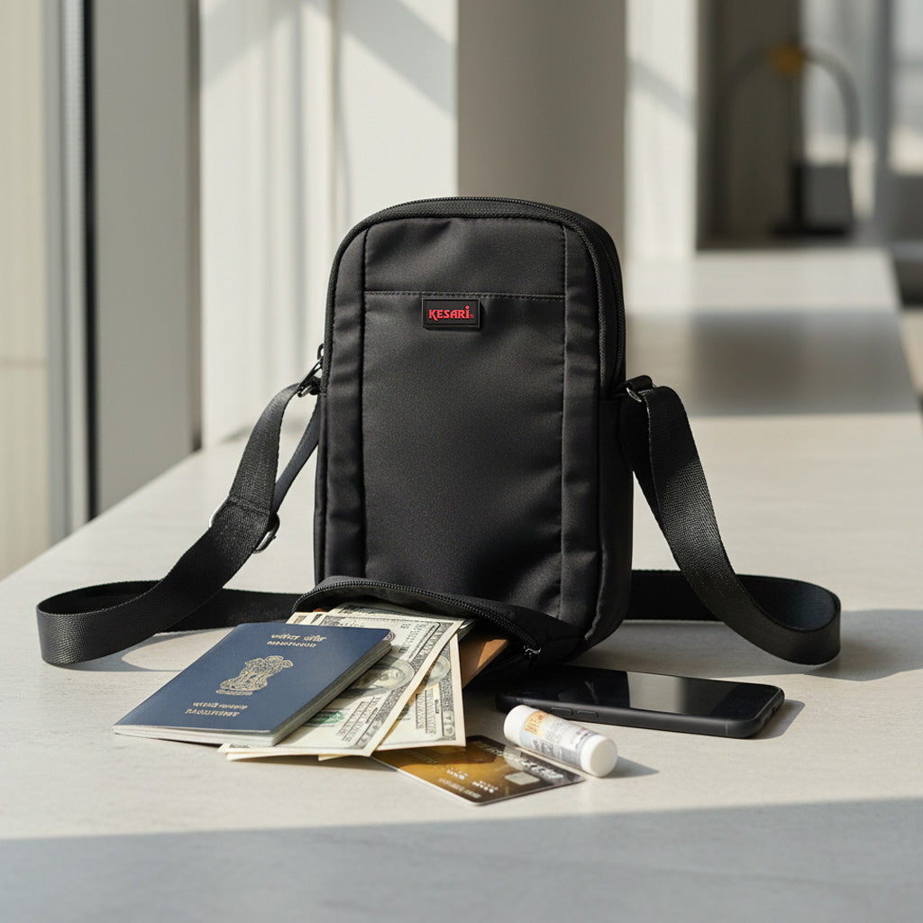 Travel Passport Sling Bag
