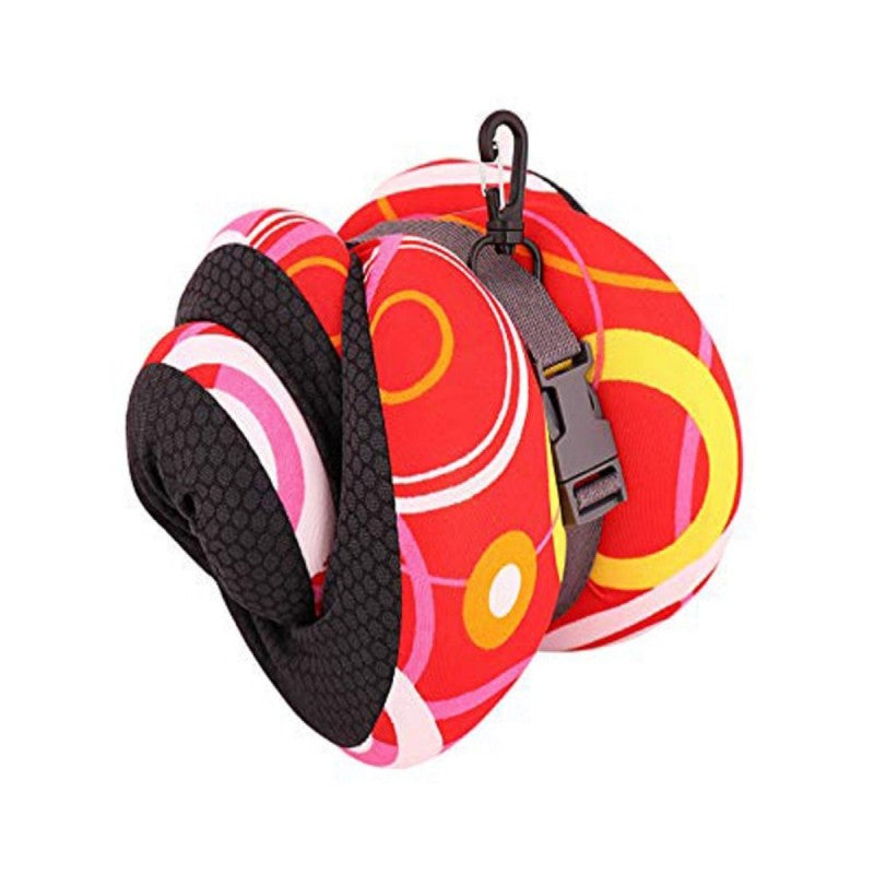 Inova Printed Memory Foam Travel Neck Pillow