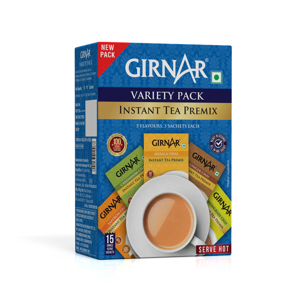 Girnar Instant Tea Premix Variety Pack
