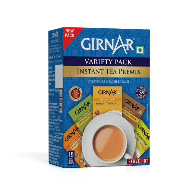 Girnar Instant Tea Premix Variety Pack