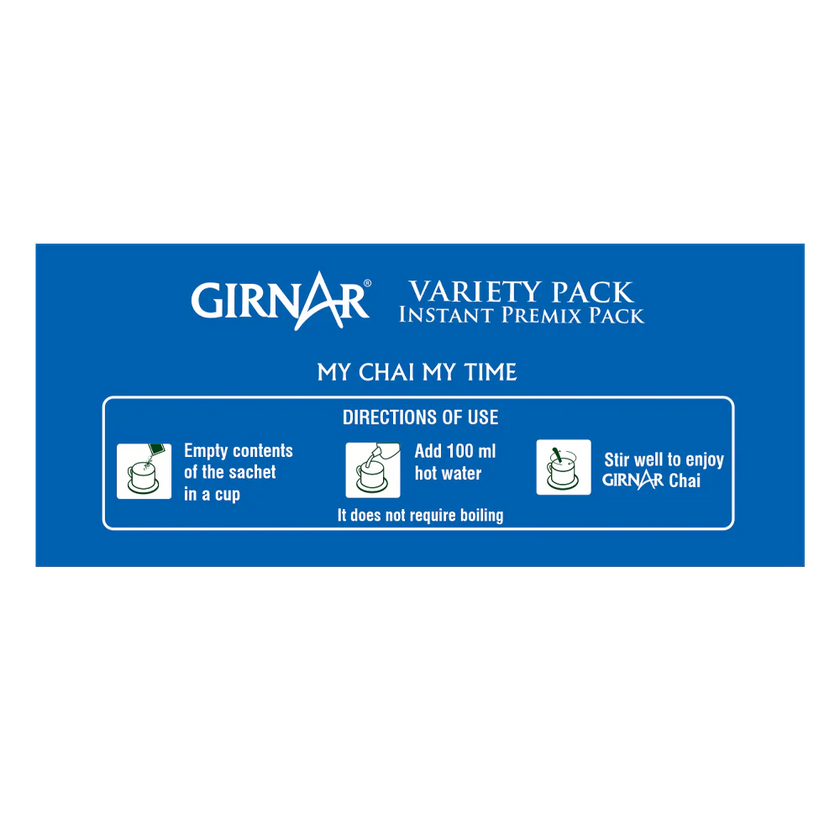 Girnar Instant Tea Premix Variety Pack