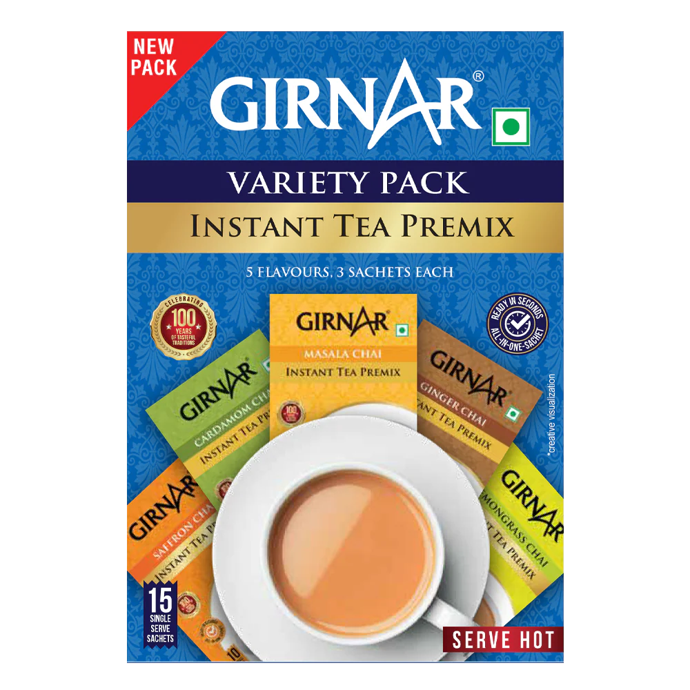Girnar Instant Tea Premix Variety Pack